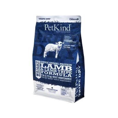 PETKIND DOG WEIGHT MANAGEMENT LAMB &amp; LAMB TRIPE FORMULA 6lb/2.72kg