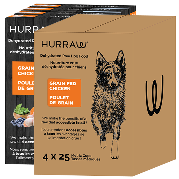 HURRAW DEHYDRATED RAW CHICKEN 22lb/10kg