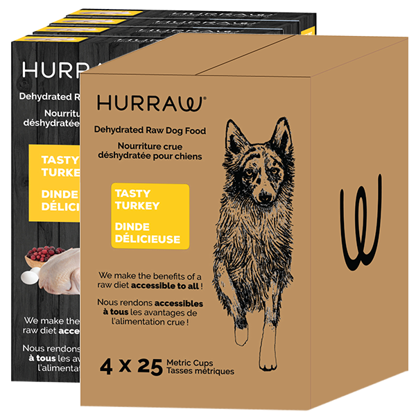 HURRAW DEHYDRATED RAW TURKEY 22lb/10kg