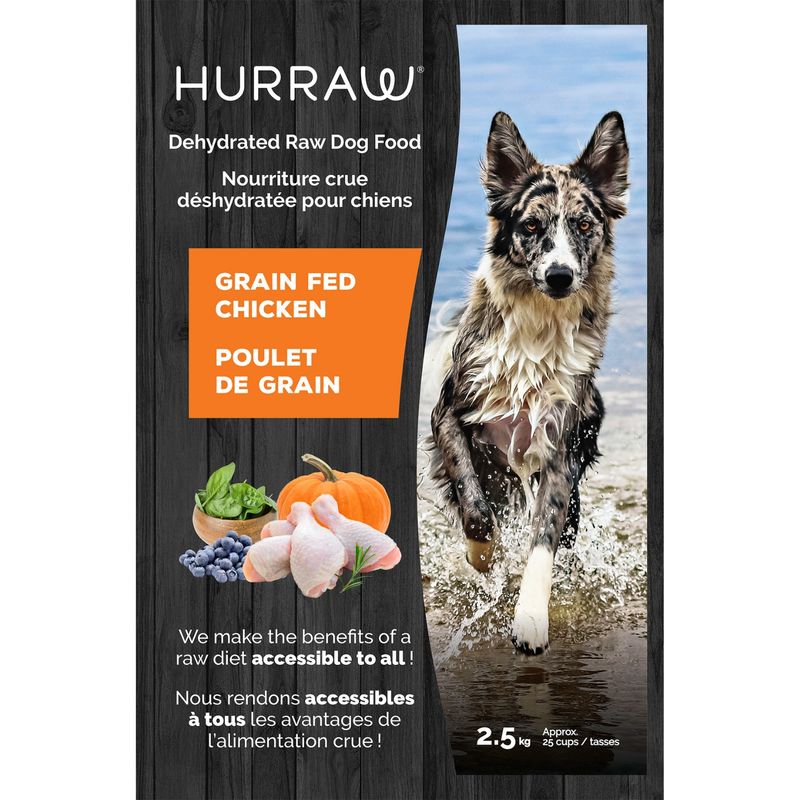 HURRAW DEHYDRATED RAW CHICKEN 5.5lb/2.5kg