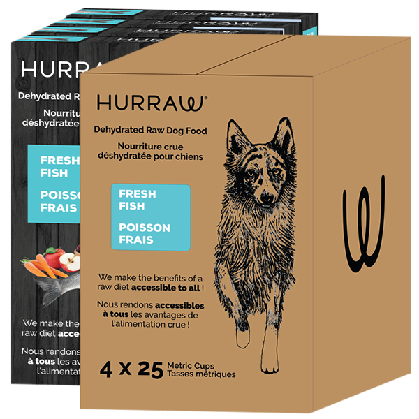 HURRAW DEHYDRATED RAW FISH 22lb/10kg