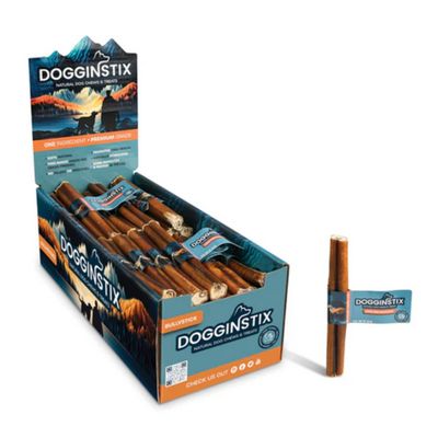 DOGGINSTIX BEEF BULLY STICK JUMBO 6&quot;