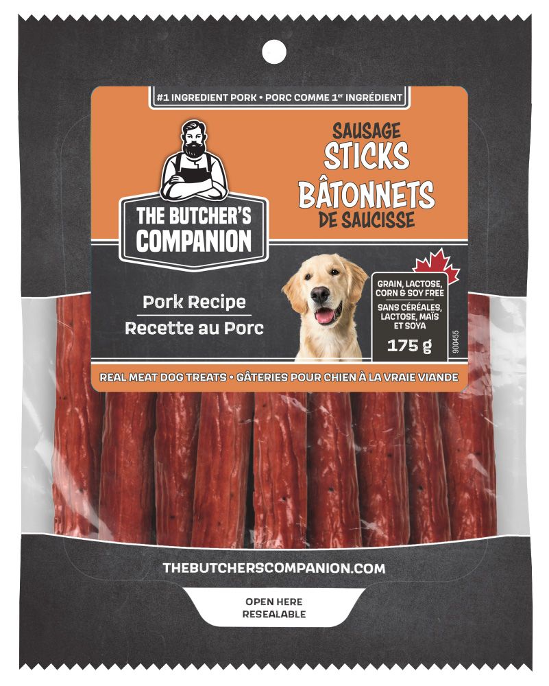 BUTCHERS COMPANION PORK SAUSAGE STICKS 175g 10pk