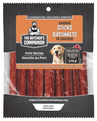 BUTCHERS COMPANION PORK SAUSAGE STICKS 175g 10pk