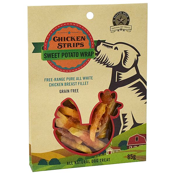 SILVER SPUR CHICKEN SWEETPOTATO WRAP 85g