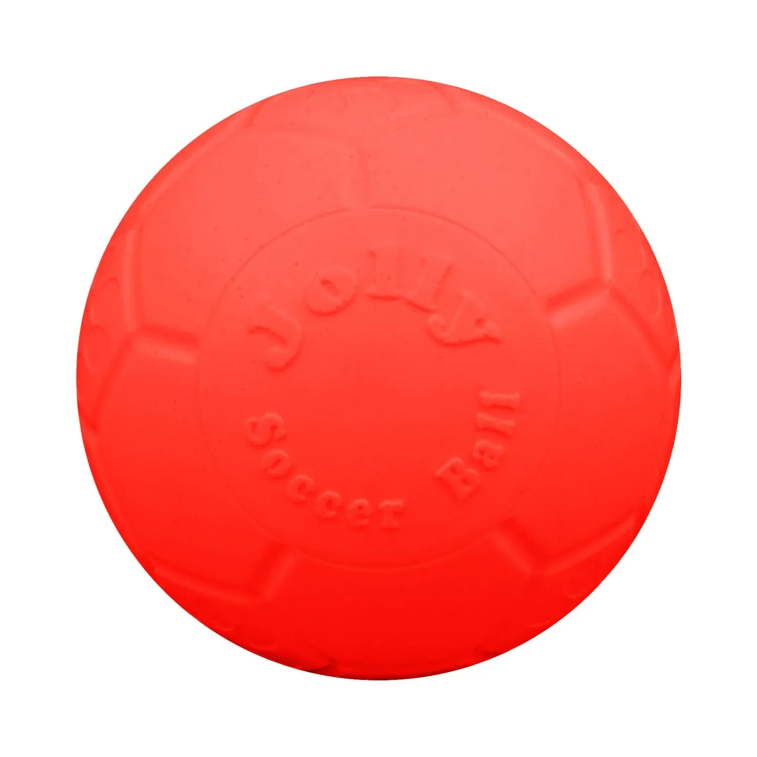 JOLLY PETS SOCCER BALL ORANGE/RED 6&quot;