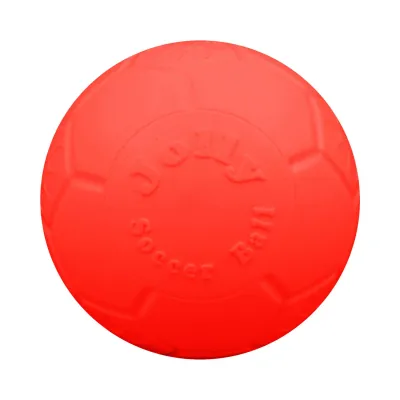 JOLLY PETS SOCCER BALL ORANGE/RED 6&quot;