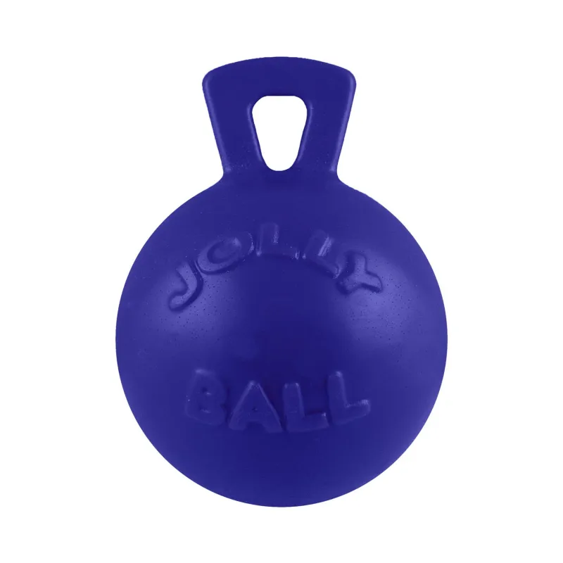 JOLLY PETS TUG-N-TOSS BALL BLUE 6&quot;