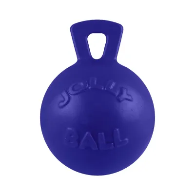 JOLLY PETS TUG-N-TOSS BALL BLUE 6&quot;