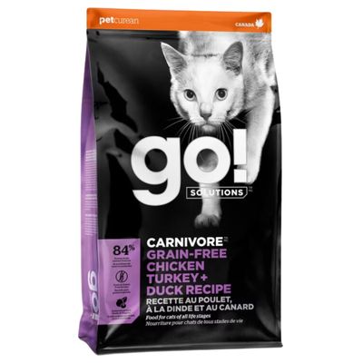 GO! CAT CARNIVORE CHICKEN, TURKEY &amp; DUCK 8lb/3.6kg