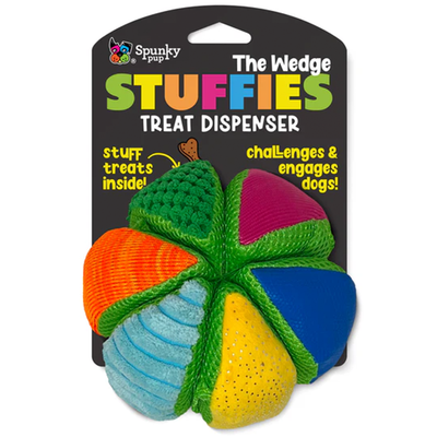 SPUNKY PUP STUFFIES TREAT DISPENSER THE WEDGE