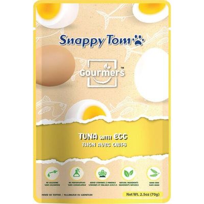 SNAPPY TOM GOURMERS TUNA WITH EGG 2.5oz/70g
