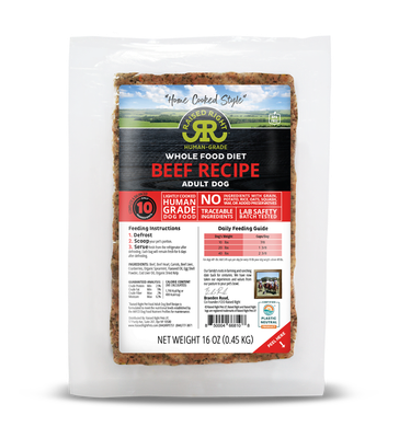 RAISED RIGHT DOG ORIGINAL BEEF RECIPE 16oz