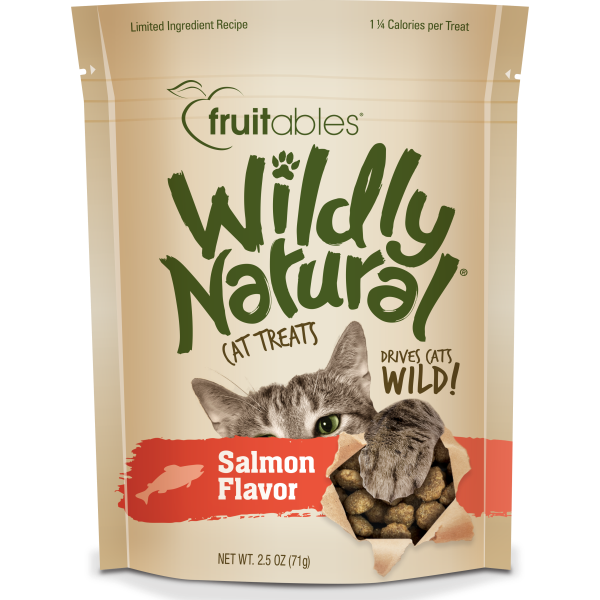 FRUITABLES CAT WILDLY NATURAL SALMON FLAVOR 2.5oz/71g