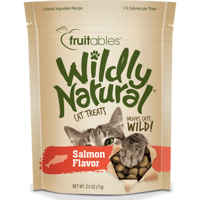 FRUITABLES CAT WILDLY NATURAL SALMON FLAVOR 2.5oz/71g