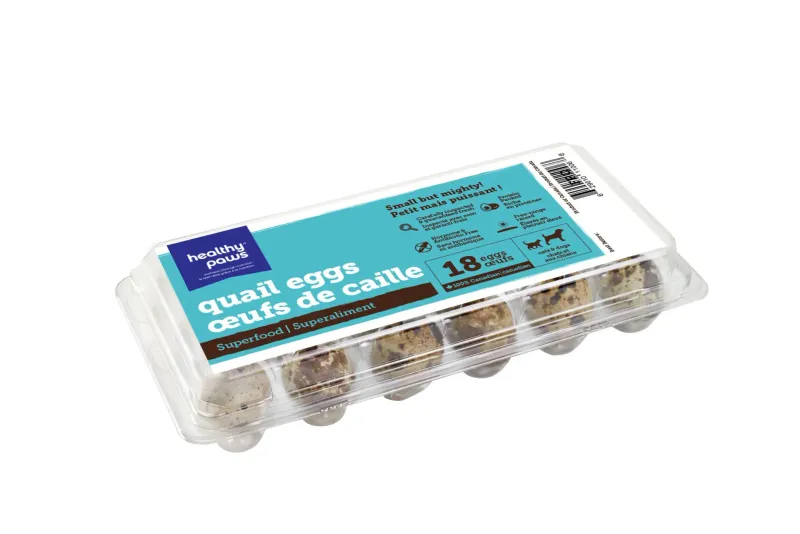 HEALTHY PAWS QUAIL EGGS 18pk