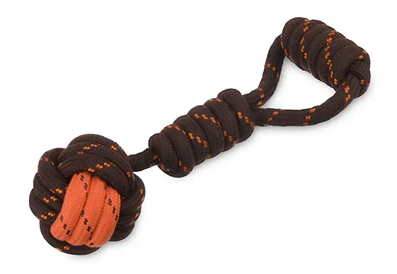 PLAY SCOUT &amp; ABOUT TUG BALL ROPE TOY SMALL