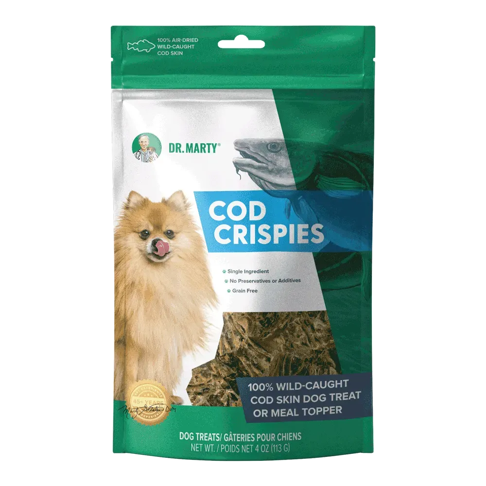 DR. MARTY DOG AIR-DRIED COD CRISPIES 113g/4oz