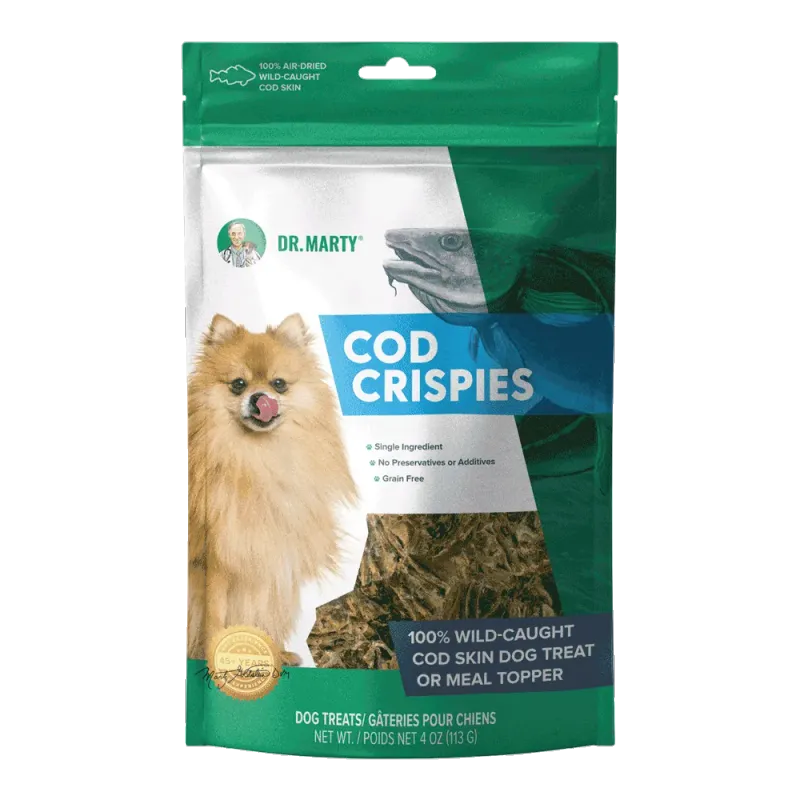DR. MARTY DOG AIR-DRIED COD CRISPIES 113g/4oz
