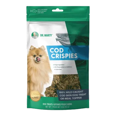 DR. MARTY DOG AIR-DRIED COD CRISPIES 113g/4oz