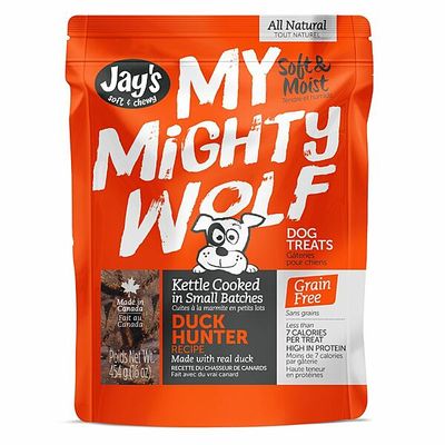 JAY&#39;S SOFT + CHEWY MY MIGHTY WOLF DUCK HUNTER RECIPE 454g/16oz