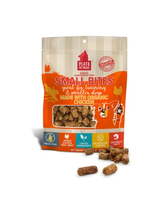 PLATO SMALL BITES MADE WITH ORGANIC CHICKEN 170g/6oz