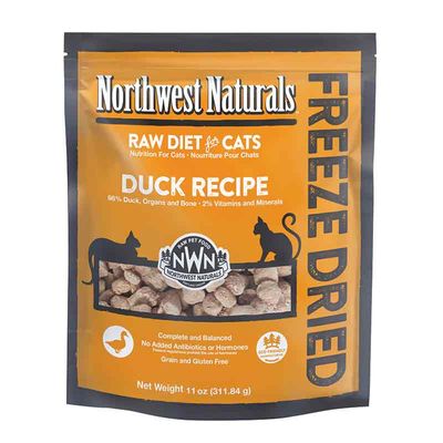 NORTHWEST NATURALS CAT FREEZE DRIED DUCK RECIPE 11oz/311.8g