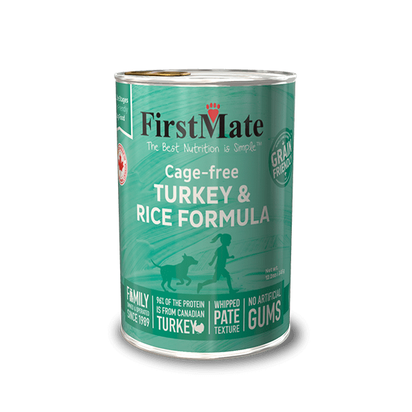 FIRSTMATE DOG CAGEFREE TURKEY &amp; RICE 12.2oz/346g