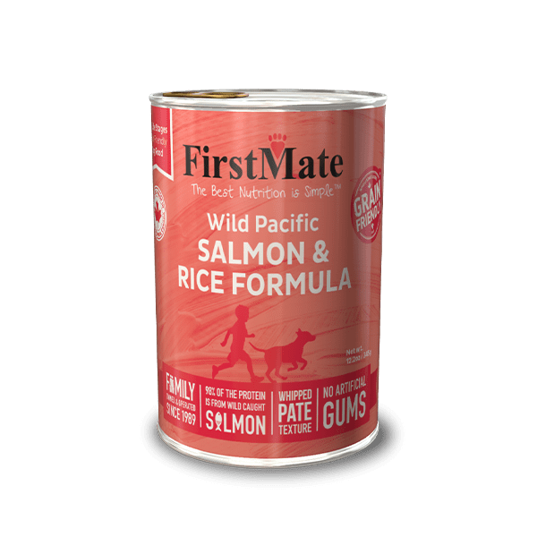 FIRSTMATE DOG WILD PACIFIC SALMON AND RICE 12.2oz/346g