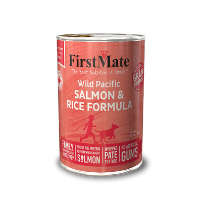 FIRSTMATE DOG WILD PACIFIC SALMON AND RICE 12.2oz/346g