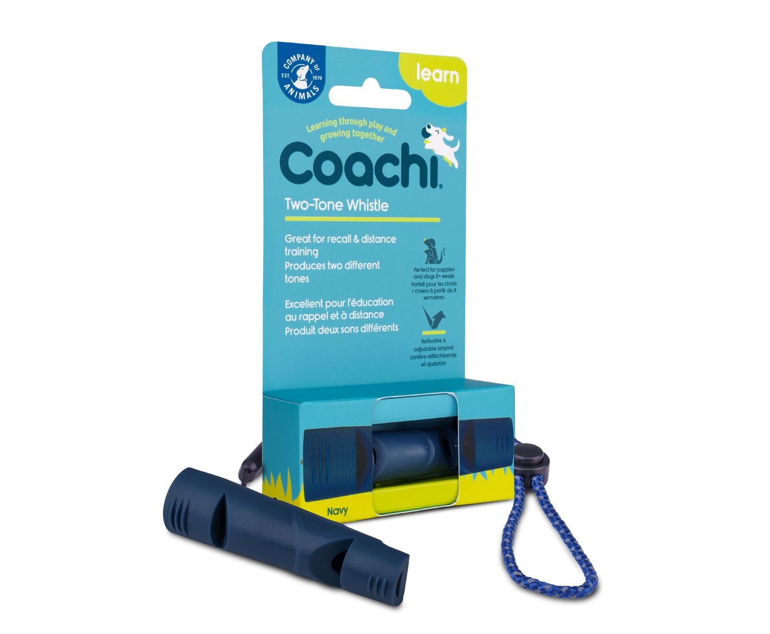 COMPANY OF ANIMALS COACHI TWO-TONE WHISTLE