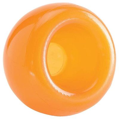 OUTWARD HOUND PETSTAGES SNOOP TREAT DISPENSER BALL ORANGE 3.75&quot;