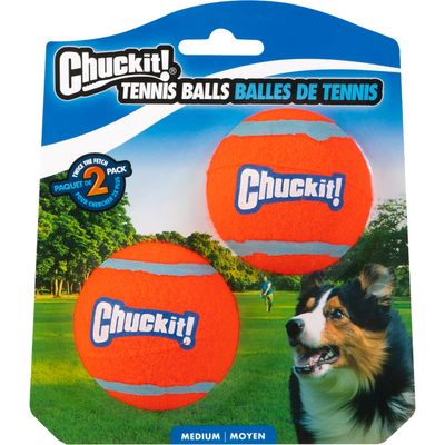 CHUCKIT! TENNIS BALLS MEDIUM 2pk