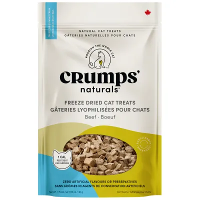 CRUMPS CAT FREEZE DRIED BEEF 30g/1.05oz