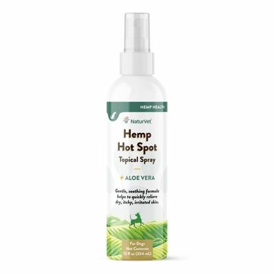 NATURVET HEMP HOT SPOT SPRAY WITH ALOE VERA 12fl oz/354g
