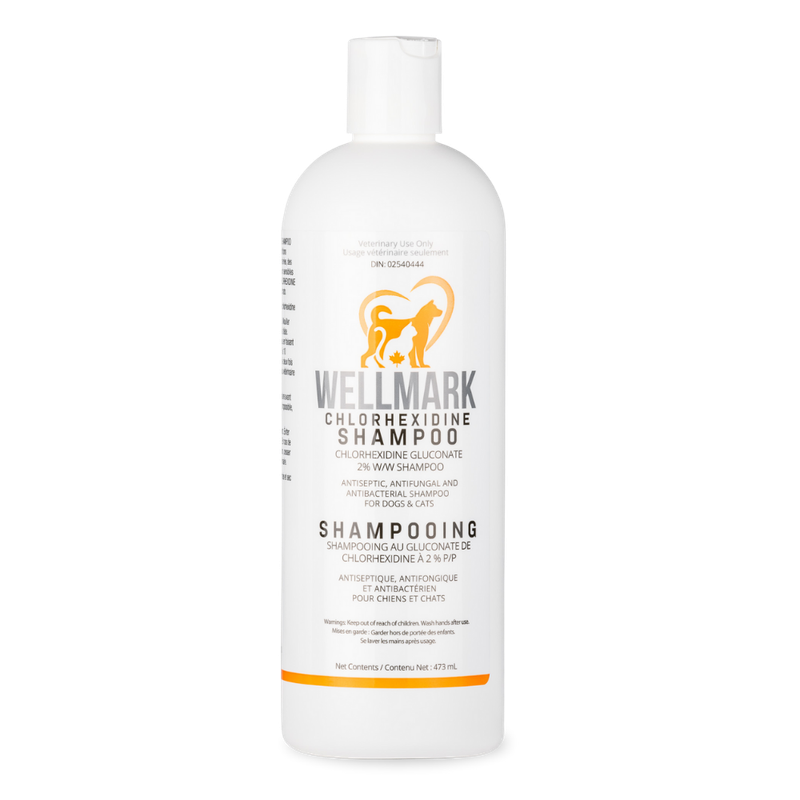 WELLMARK CHLORHEXIDINE SHAMPOO FOR DOGS &amp; CATS 473ml