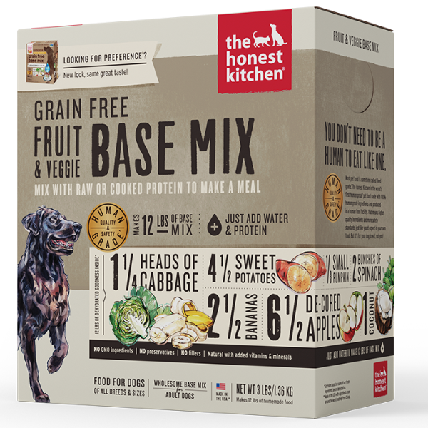 THE HONEST KITCHEN DEHYDRATED FRUIT &amp; VEGGIE BASE MIX 3lb