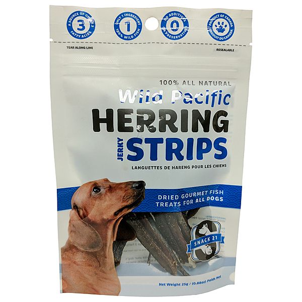 SNACK 21 WILD PACIFIC HERRING JERKY STRIPS 25g/0.88oz