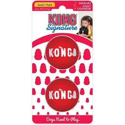 KONG SIGNATURE BALLS SMALL 2pk