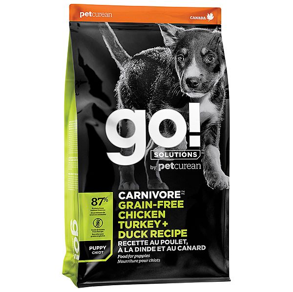 GO! PUPPY CARNIVORE CHICKEN, TURKEY &amp; DUCK 3.5lb/1.6kg