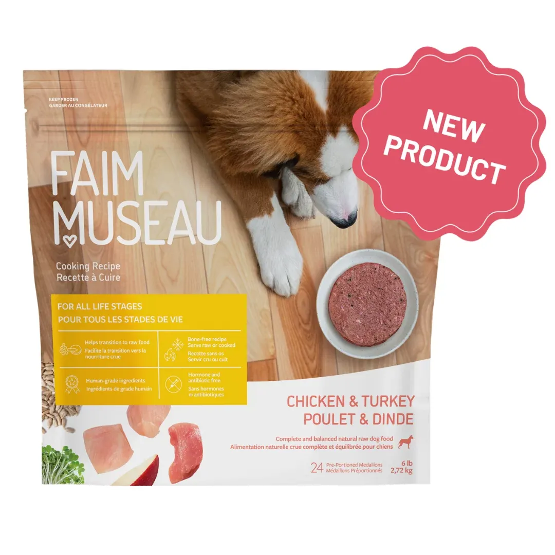 FAIM MUSEAU COOKING RECIPE CHICKEN &amp; TURKEY 24 MEDALLIONS 6lb/2.72kg