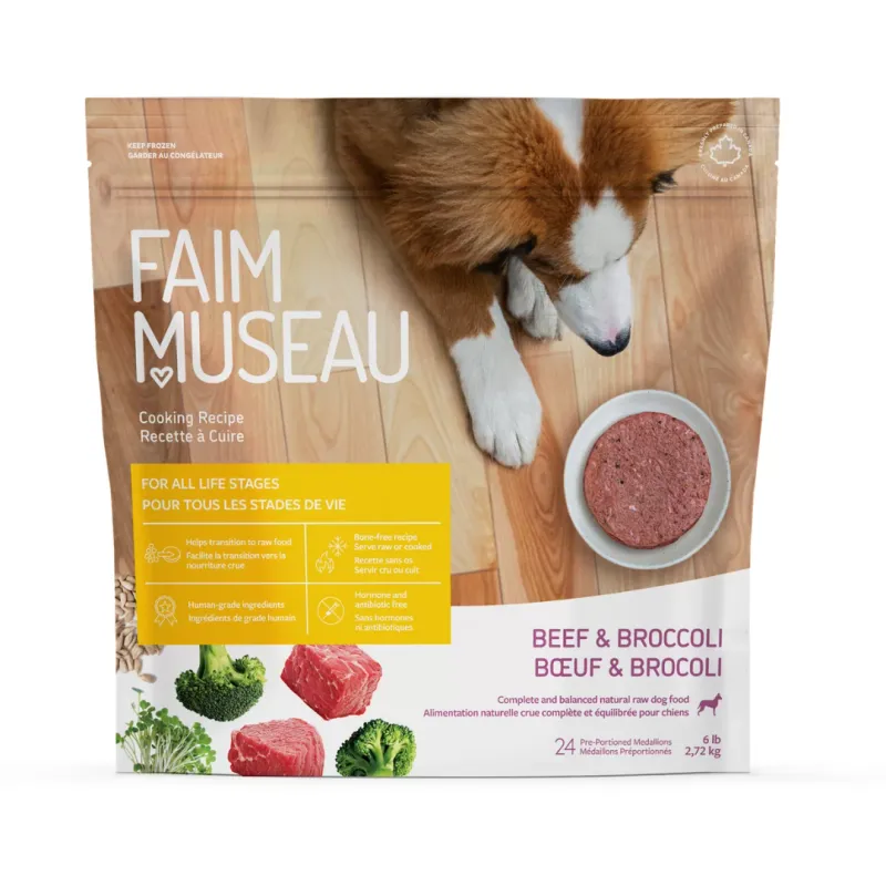 FAIM MUSEAU COOKING RECIPE BEEF &amp; BROCCOLI 24 MEDALLIONS 6lb/2.72kg