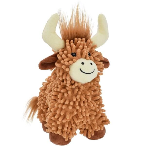 MULTIPET FLOPPY HIGHLAND COW 10&quot;