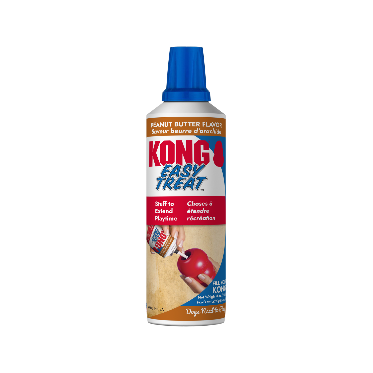 KONG EASY TREAT PEANUT BUTTER FLAVOR 8oz