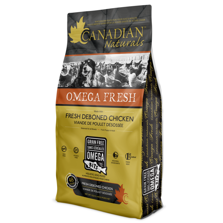 CANADIAN NATURALS OMEGA FRESH DEBONED CHICKEN 24lb/10.8kg