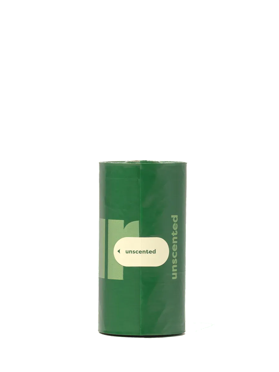 EARTH RATED UNSCENTED BAG SINGLE ROLL 15 BAGS