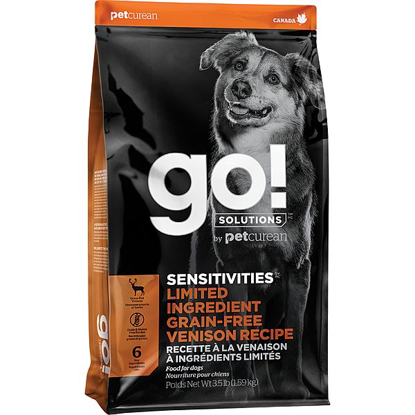 GO! DOG SENSITIVITIES LID VENISON 3.5lb/1.6kg