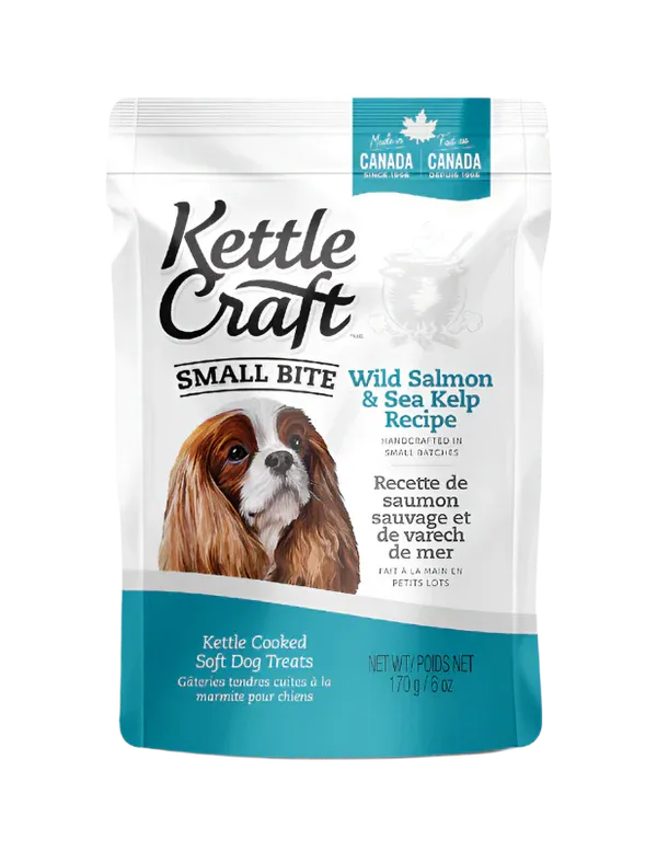 KETTLE CRAFT SMALL BITE WILD SALMON &amp; SEA KELP RECIPE 170g