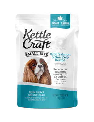 KETTLE CRAFT SMALL BITE WILD SALMON &amp; SEA KELP RECIPE 170g