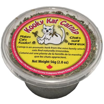 KOOKY KAT CATNIP LEAF &amp; FLOWER TUB 56g